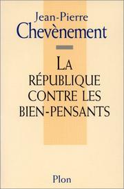 Cover of: La République contre les bien-pensants