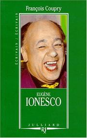 Cover of: Eugène Ionesco