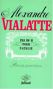 Cover of: Pas de H pour Natalie