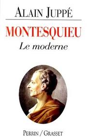 Cover of: Montesquieu by Alain Juppé