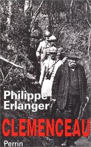 Cover of: Clemenceau by Philippe Erlanger