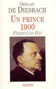 Un prince 1900 by Ghislain de Diesbach