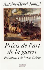 Cover of: Précis de l'art de la guerre