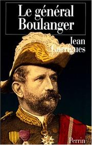 Le général Boulanger by Jean Garrigues