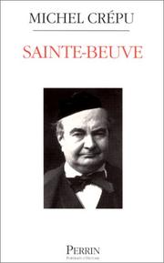 Cover of: Sainte-Beuve: portrait d'un sceptique