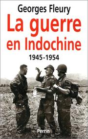 Cover of: La Guerre en Indochine by Georges Fleury