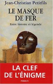 Cover of: L'Homme au masque de fer by Jean-Christian Petitfils