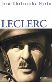 Cover of: Leclerc by Jean-Christophe Notin