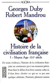 Cover of: Histoire De La Civilisation by Mandrou, Duby