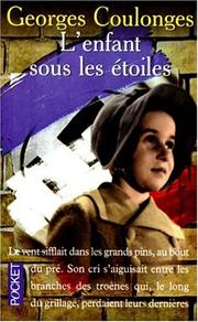 Cover of: L'enfant sous les étoiles by Georges Coulonges