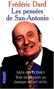 Cover of: Les pensées de San-Antonio