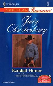Cover of: Randall Honor  (Brides For Brothers) (Harlequin American Romance, No. 930) by Judy Christenberry