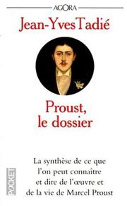 Cover of: Proust, le dossier