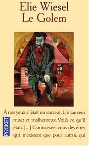Cover of: Le Golem raconté par Elie Wiesel