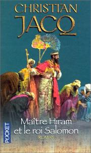 Cover of: Maître Hiram et le roi Salomon