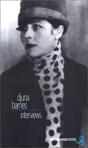 Cover of: Interviews by Djuna Barnes