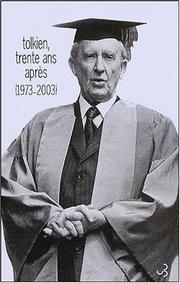 Cover of: Tolkien, trente ans après (1973-2003)