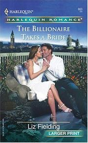 Cover of: The Billionaire Takes A Bride (Harlequin Romance: Larger Print)