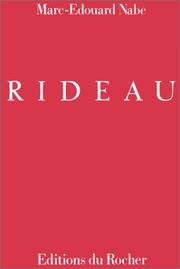 Cover of: Rideau by Marc-Edouard Nabe