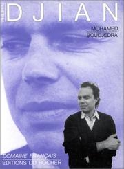 Cover of: Philippe Djian by Mohamed Boudjedra