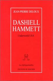 Cover of: Dashiell Hammett, underworld USA