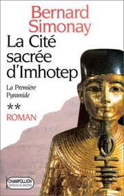 Cover of: La cité sacrée d'Imhotep