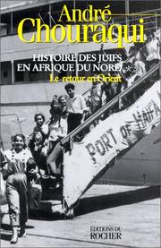 Cover of: Histoire des Juifs en Afrique du Nord, tome 2 : Retour en Orient