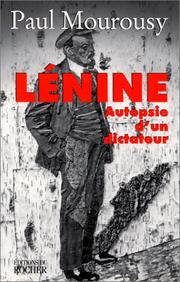 Cover of: Lénine: autopsie d'un dictateur