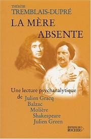 Cover of: La mère absente