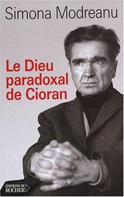 Cover of: Le dieu paradoxal de Cioran