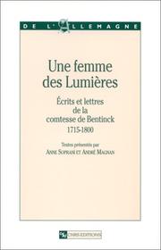 Une femme des Lumières by Charlotte Sophie Bentinck-Von Aldenburg