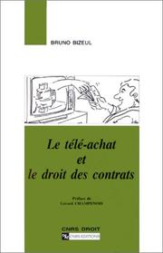 Cover of: Le télé-achat et le droit des contrats