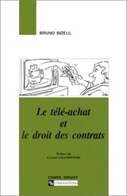 Cover of: Le télé-achat et le droit des contrats by Bruno Bizeul