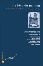 Cover of: Fête du mouton by Anne-Marie Brisebarre