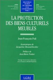 Cover of: La protection des biens culturels meubles