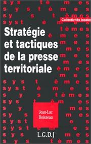 Cover of: Stratégie et tactiques de la presse territoriale by Jean-Luc Boisseau