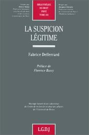 Cover of: La suspicion légitime by Fabrice Defferrard