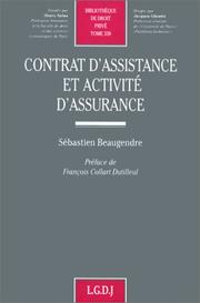 Cover of: Contrat d'assistance et activité d'assurance by Sébastien Beaugendre