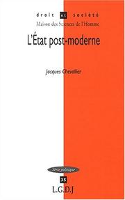 Cover of: L' état post-moderne