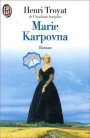 Cover of: Marie Karpovna