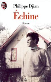 Cover of: Echine by Philippe Djian