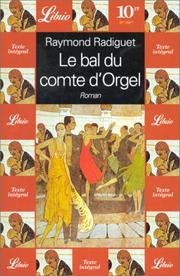 Cover of: Bal Du Comte D'Orgel, Le by Raymond Radiguet