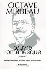 Cover of: Oeuvres romanesques, tome 2 by Octave Mirbeau
