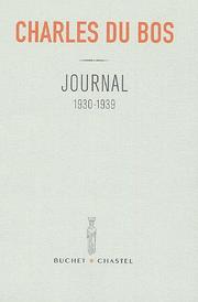 Cover of: Journal by Charles Du Bos