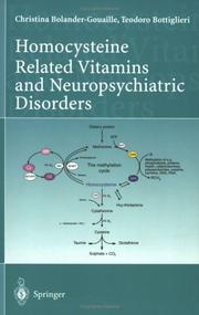 Cover of: Homocysteine. Related Vitamins and Neuropsychiatric Disorders