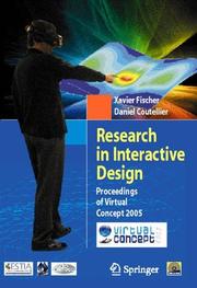 Cover of: Research in Interactive Design: Proceedings of Virtual Concept 2005