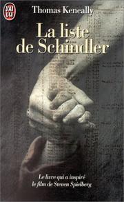 Cover of: La Liste De Schindler by Thomas Keneally