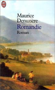 Cover of: Romandie by Maurice Denuzière