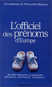 Cover of: L' officiel des prénoms d'Europe