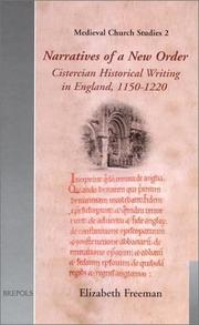 Cover of: Narratives of a new order: Cistercian historical writing in England, 1150-1220